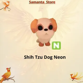 Shih Tzu Dog Neon