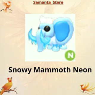 Snowy Mammoth Neon
