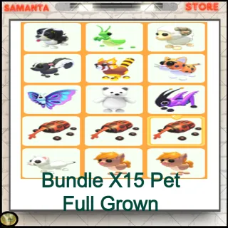 Bundle X15 Pet FULL GROWN