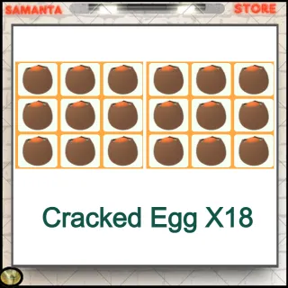 Cracked Egg X18