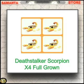 Deathstalker Scorpion X4 Full Grown