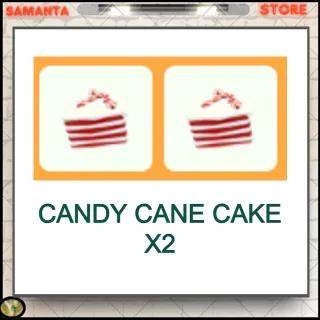 CANDY CANE CAKE X2