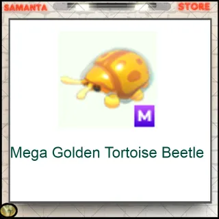 Mega Golden Tortoise Beetle