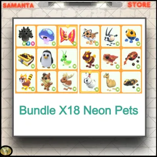 Bundle X18 Neon Pets  