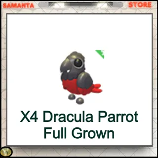 X4 Dracula Parrot Full Grown