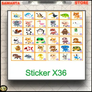 Sticker X36