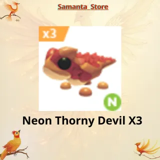 Neon Thorny Devil X3