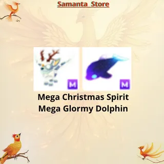 Mega Christmas Spirit Mega Glormy Dolphin
