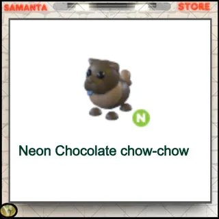 Neon Chocolate chow-chow  