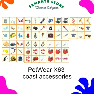 PetWear X63 coast accessories
