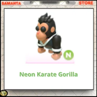 Neon Karate Gorilla