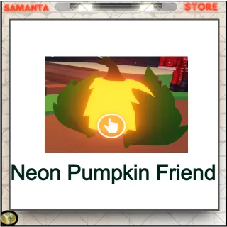 Neon Pumpkin Friend