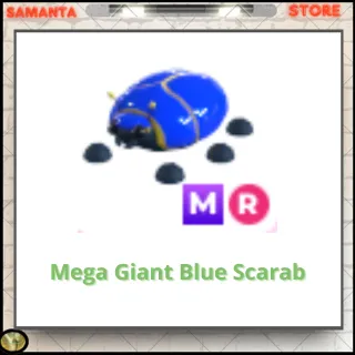 Mega Giant Blue Scarab