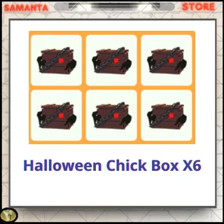 Halloween Chick Box X6