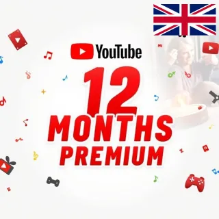 Youtube Premium 12 Months UK