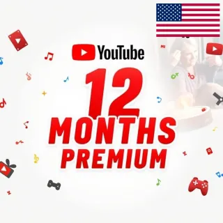 Youtube Premium 12 Months USA