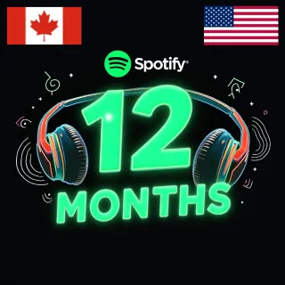 Spotify Premium 12 Months USA/Canada