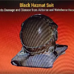Black Hazmat Suit