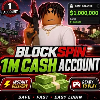 1 million block spin account 