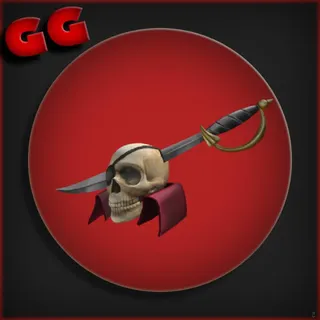 Impaled Pirate Skull Mask TOY CODE