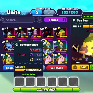 spongehenge level 36