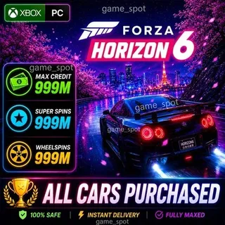 ❤ ️ 🚓 FH6 | 999.999.999 CR 💰 | SWS ⭐ | 🔥 WS | SP 🎯 | ALL CARS 🚗 | PC/XBOX ONE ✅