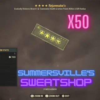 50 Rejuvenator's Mods