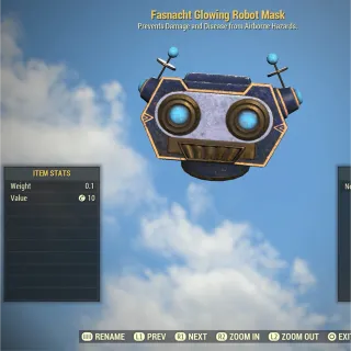 Fasnacht Glowing Robot