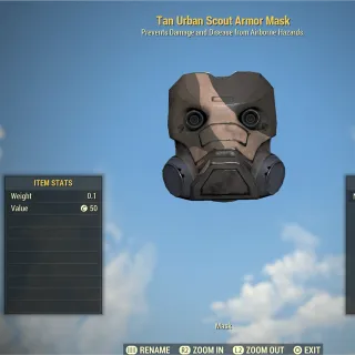 Legacy Tan Scout Mask