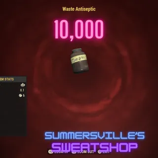 10,000 Waste Antiseptic