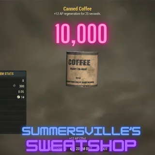 10,000 Canned Coffee