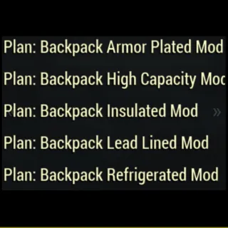 All 5 Backpack Mods 🎒