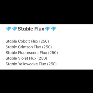 250 of Each Stable Flux