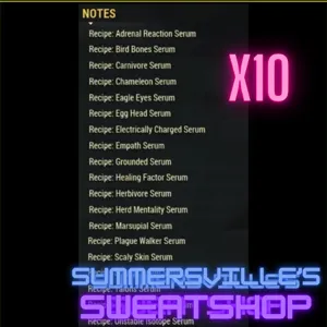 x10 All 19 Serum Recipe