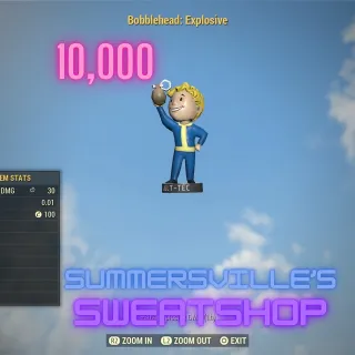 10,000 Explosive Bobbleheads