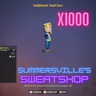 1,000 Small Guns Bobbleheads