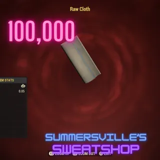 100,000 Raw Cloth