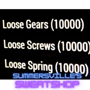 10k Gears, Screws, Springs
