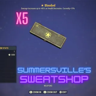 5 Bloodied Box Mods