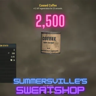 2,500 Canned Coffee