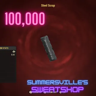 100,000 Steel Scrap