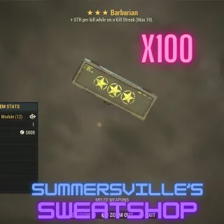 100 Barbarian Box Mods