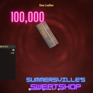 100,000 Raw Leather