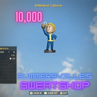 10,000 Explosive Bobbleheads