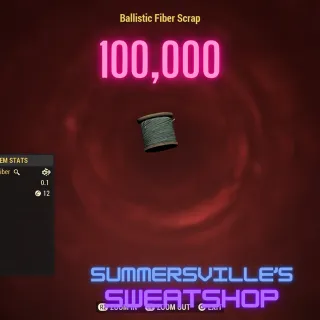 100,000 Ballistic Fiber