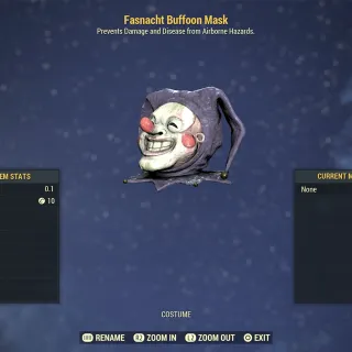 Fasnacht Buffoon Mask