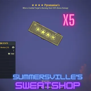 5 Pyromaniac's Mods