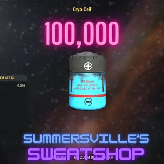 100,000 Cryo Cell