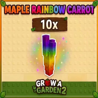 10x Maple Rainbow Carrot