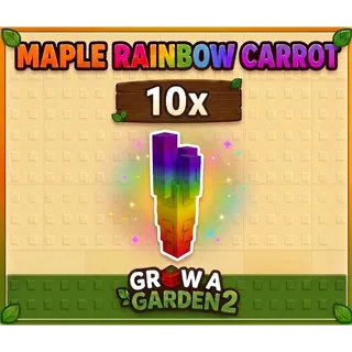 10x Maple Rainbow Carrot